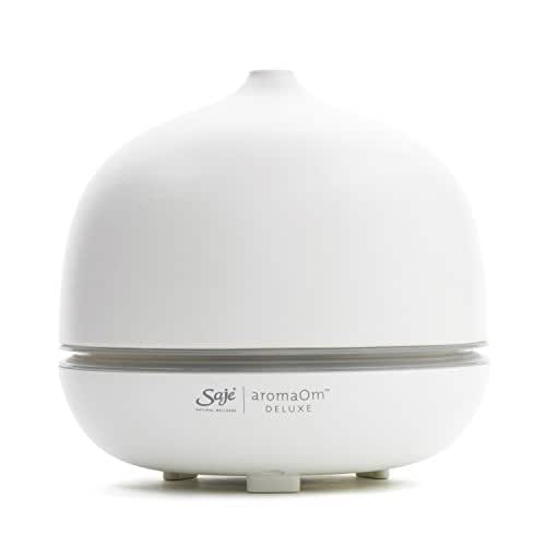 Saje Aroma Om® Deluxe Essential Oil Diffuser, Ultrasonic Aromatherapy Diffuser,