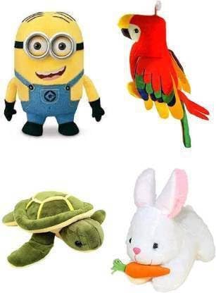 Soft Lovable Hugable for Minion,Parrot,Rabbit and Turtle Soft Toys for Kids Toys Bithday Gift - 30 cm (Multicolor)-image-34