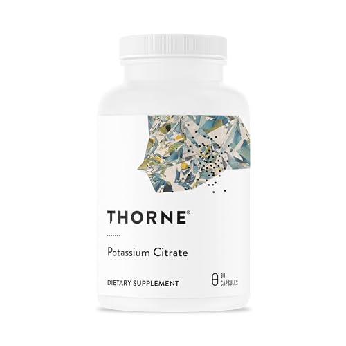 THORNE - Potassium Citrate - Highly-Absorbable Potassium Supplement for Kidney, Heart, and Skeletal Support* - 90 Capsules