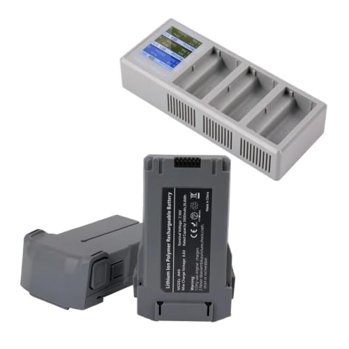 �C���e���W�F���g �t���C�g �o�b�e���[ 5000mAh DJI Mini 5 Pro Plus �ƌ݊������� | �����p�h���[���o�b�e���[ ��s����52�� ��e��LiPo HV�[�d��(2PCS+Sancang Charger)