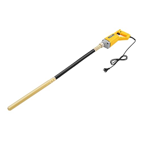 Agitador de hormigón, 850 W, compactador de hormigón, vibrador de mano, portátil, 5600 r/min, con onda de vibración de 1,0 m, para la construcción de hormigón