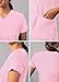 Adar Uniforms Women's Modern V-Neck Scrub Top - A6008 - Soft Pink - XL