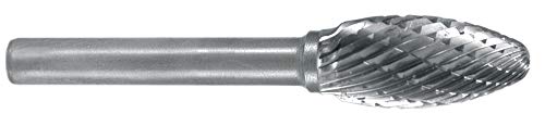 Exact Carbide Metal Burr Diameter 3 mm Shape H Flame HM, Multi-coloured