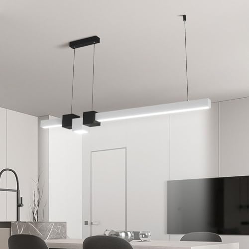 Lustre suspension LED crème en fer de haute qualité pour salon prestigieux