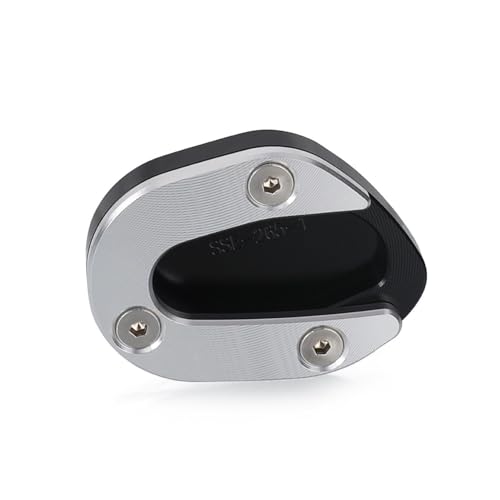 Extension béquille latérale Brutale 800RR plaque alu CNC usinée de précision