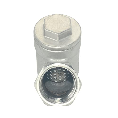 Image of Strainer Mesh Filter Valve,800WOG Y-Spring NPT Female Check Valve,Stainless Steel SS316 CF8M (3 /4 inch)