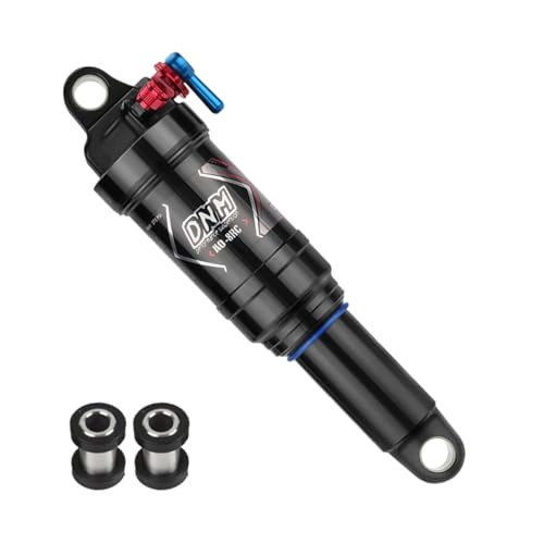 CATAZER Bicycle Rear Shock Lockable Air Suspenion Rebound Damping MTB Mountain Bike Shock Absorber 165/190/200/210mm (200mm)
