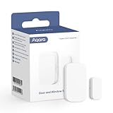 Aqara Door and Window Sensor, REQUIRES AQARA HUB, Zigbee Connection, Wireless Mini Contact Sensor for Alarm System and Smart Home Automation, Compatible with Apple HomeKit, Alexa
