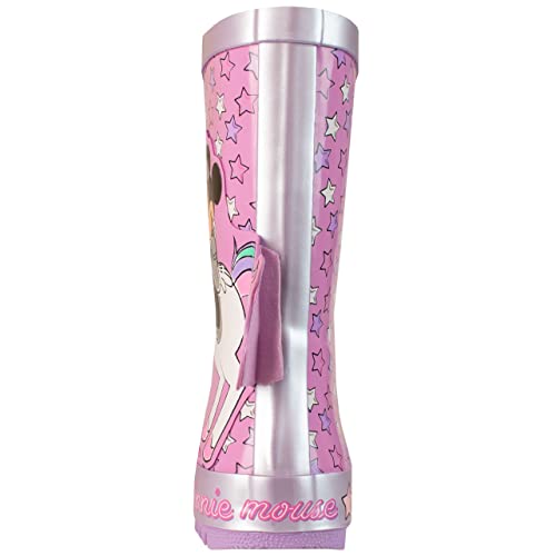 Bottes en caoutchouc Disney rose 28 anti-glissade pour l'école - 4