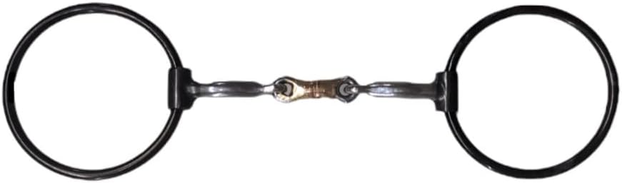 Dutton Bits Loose O-Ring Smooth 3 Piece Dog Bone Equine Bit