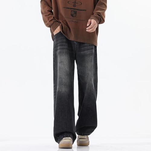 Men's Jeans Straight Leg Stretch Denim Pants2