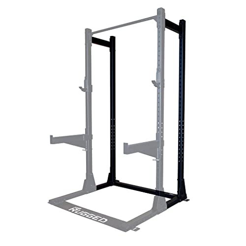 Rugged Fitness (Y220 Rugged Maverick Half Rack Extension, Only Compatible with Y120 Rugged Maverick Half Rack