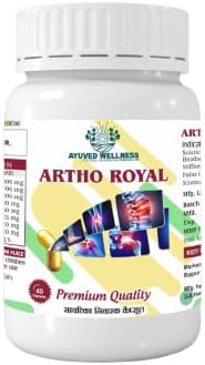 ARTHO ROYAL 40 CAPSULE Joint Pain Relief Tablets | Joint Support Supplement for Men & Women | Ayurvedic Tablets for Arthritis & Cervical Pain |