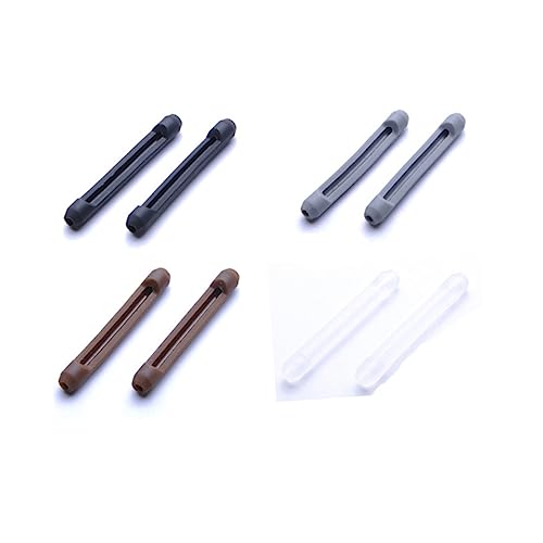 Lurrose 20 ペア グリップ グラス ホルダー エンド チップ オーバー サングラス アンチ スキッド スリー