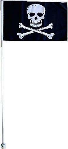 Silverado Sierra Raptor Tacoma Tundra Flexible 6' ATV Whip Flag Pirate