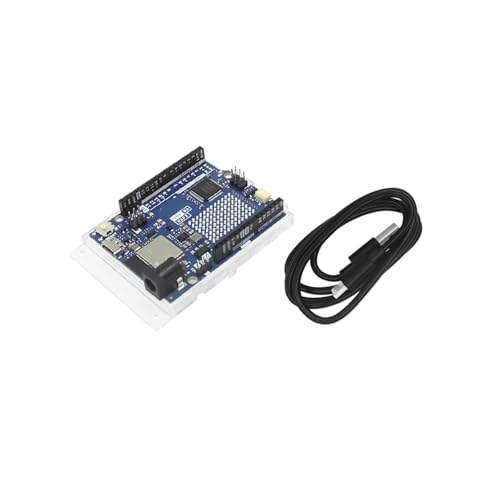 MELEDFCFK Placa de Desarrollo UNO R4 WF, Kit de Placa Base con microcontrolador UNO R4 Minima Edition C(UNO R4 WF Motherboard Data Cable)