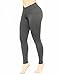 Women gray sport and casual Leggings with slim and tone control by Bon Bon Up