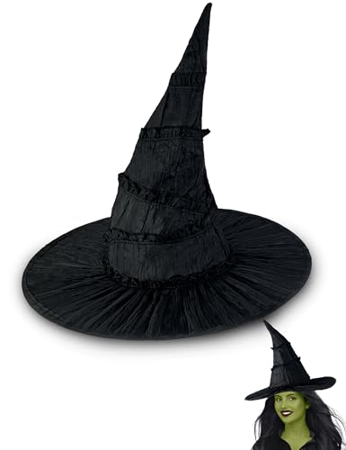 Sloakify Elphaba Hat Witch Costume Black Witches Wizard Hats Stuff Gifts Glasses Accessories Merch for Women