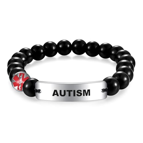 Pulsera médica de acero inoxidable personalizada miniatura 1