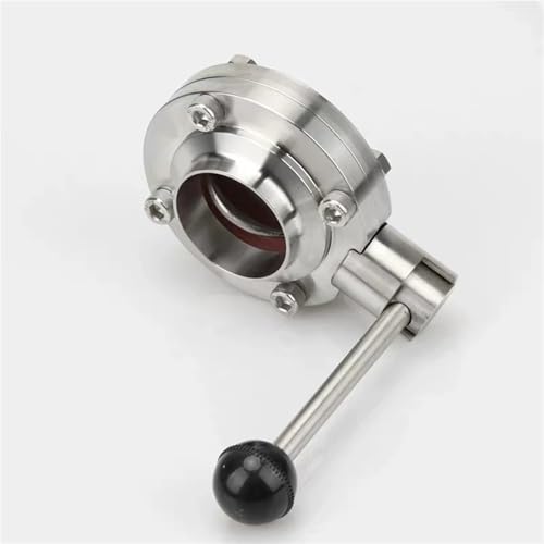 Vanne papillon de brassage maison en inox 57mm pour bière artisanale