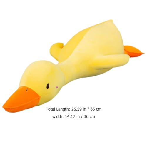 Pato de peluche amarillo Toyvian de algodón suave para decoración 2