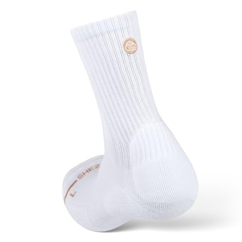 SHEZZA Socks - Anti-Blister Cushioned Heel Padded Sock...