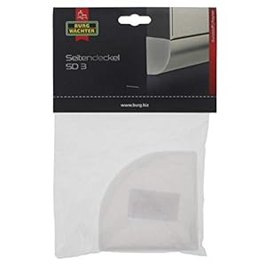 Burg-Wächter 39871 SD 3 V SB zijdeksel voor krantenrol, wit