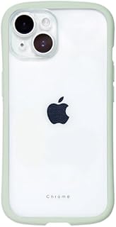 クロームクリア Chrome-CLEAR iPhone15専用背面型ケース Chrome-CLEAR Pistachio iP23-61-CHC09
