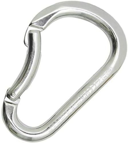 Kong Italy - Paddle Aluminum Bent Gate Polished Carabiner
