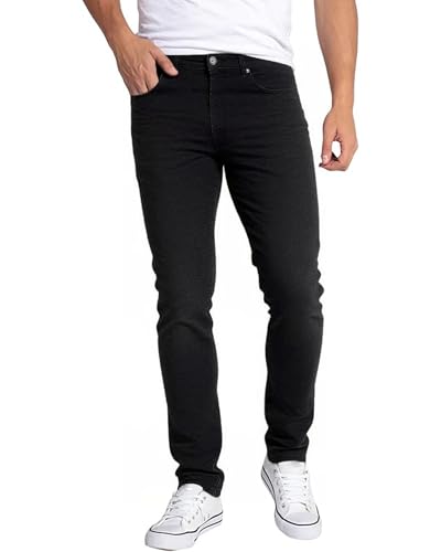 TEGIAS Mens Slim Fit Stretch Jeans Classic Comfort Regular Fit