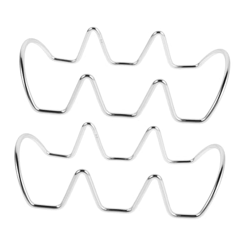 Soporte para botellas apilable plata 16x6x4 cm miniatura 1