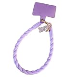 [ホワイトファング] カラフル 携帯ストラップ シリコン ファッションアクセサリー かわいい メンズ レディース ZA198(パープル)