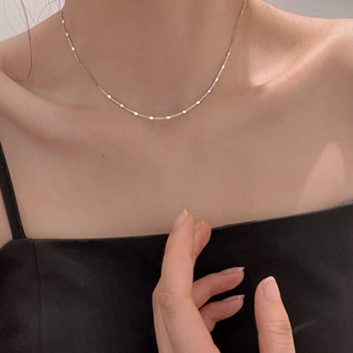 Ensembles de bijoux et collier à disque 925 pour vos soirées
