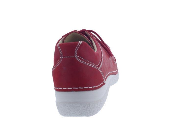 Wolky Roll Shoe 0621636-570, Fantastic Leather (Glattleder), Red Summer, Halbschuh Rot Gr. 39