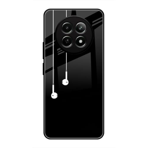 Image of SmashItUp Music | Black Designer Printed TPU Metal Case Mobile Back Cover for Realme 12x / Realme 12 / Realme 13 / Realme C65 / Narzo 70x (5G)