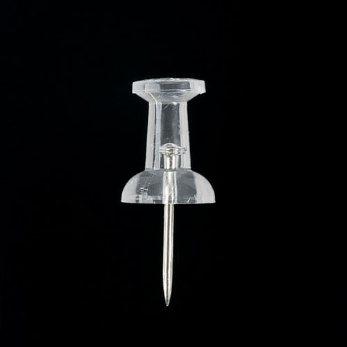 ジョインテックス プッシュピン クリア B185J