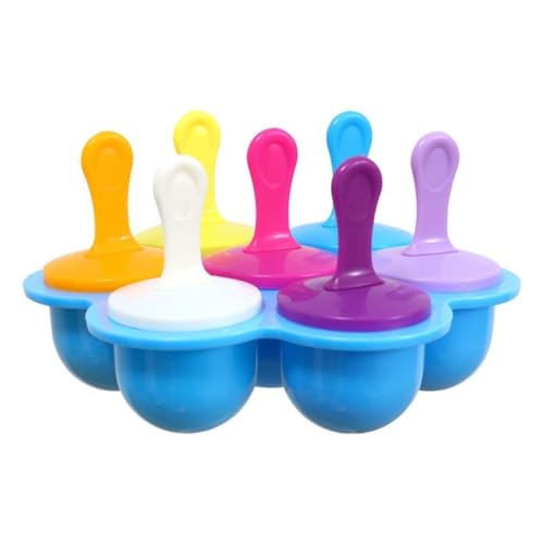 Moldes para cubitos de hielo 7 agujeros, azul miniatura 3