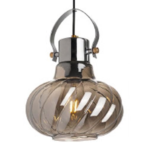 Lustre de Plafond Encastré Lampe Suspendue en Verre Salon