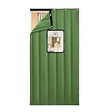 Yisss Thermovorhang Wärmeschutzvorhang Verdickter Türvorhang aus Baumwolle,wärmeisolierender Türvorhang aus Baumwolle,verdickter Türbezug aus Oxford-Stoff mit PVC-Windschutzscheibe,winddichter Wi