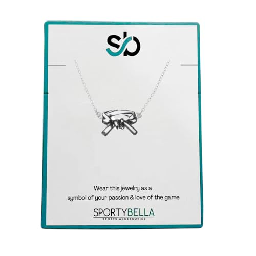 Sportybella Martial Arts Necklace, Belt Charm Pendant, Martial Arts Gift, Karate, Brazilian Jiu-Jitsu Taekwondo, Muay Thai Jewelry - Thumbnail 7