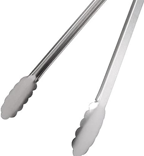 Bag Clips Tongs,1/2 Pcs BBQ Grilling Tong Salad Cake Dessert Serving Food Tongs Stainless Steel Barbecue Clips Clamp Baking Food Kitchen Tool (Color : 14 inches(35.56cm)) (16 Inches(40.64cm) )