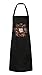 Delantal de cocina – 1968 Nothing is Impossible – Delantal unisex, algodón, Negro , talla única