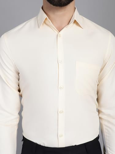 Image of Indian Needle Men's Solid Regular Fit Shirt