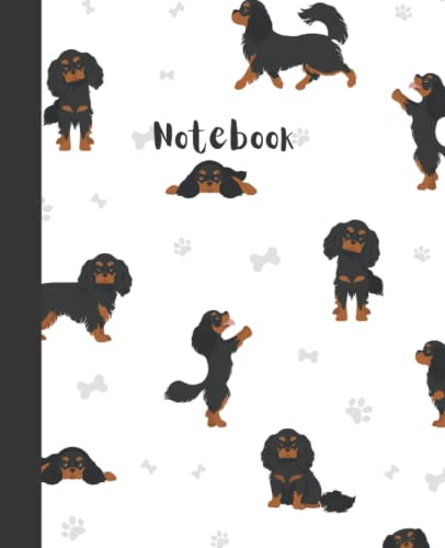 Cavalier King Charles Spaniel Dog Gift Notebook Journal Composition Book, Great Gifts for All Dog Lovers Women Girls Teens Adults Boys Cute Lined ... Lined journal notebook, 123 pages 7.5' x 9.25