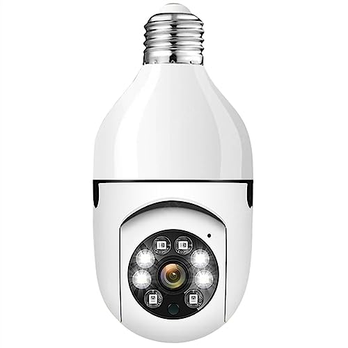 CSDASW Cámara Tuya Bullb, protección de Seguridad Interior, 2K, 5G, Monitor de bebé, cámaras, Seguimiento automático, 1080P, videovigilancia, cámara IP(2K 3MP NO SD Card)