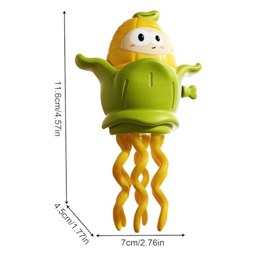 Crawling Octopus Toy, Corn Shaped Clockwork Crawler, Interactive Dancing Creature, 4.57 inches Educational Movement Game, for Baby Shower, Crib, Travel, Birthday, Bath Time Use – Image 3
