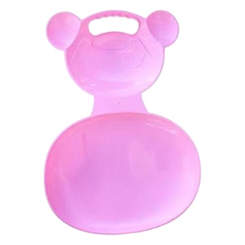 kowaku Winter Snow Sled Sledge Gift Slider Smooth Rides Toboggan Sledding Grass Sleigh Board for Lawn Kids Adults Birthday Festival, Pink