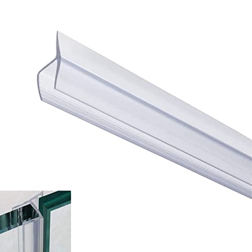 Junta para mampara de ducha,Junta de Ducha, Tiras de Gomas Sellados de Baño (Entre 6 a 12 mm) para Mampara de Baño o de Ducha o Puerta de Cristal (6 mm,h tipo 300 cm)