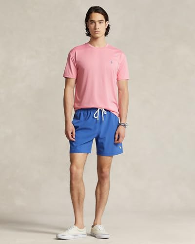Image of POLO RALPH LAUREN Mens Classic Fit Performance Jersey T-Shirt (US, Alpha, X-Large, Regular, Regular, FL Pink)