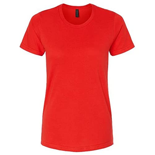 T-Shirt Softstyle Femme Gildan en maille de coton supérieure douce Rouge 2XL
